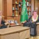 لقاء أمير جازان ونائبه مع المستشار الشرعي للإفتاء