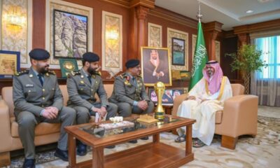 استقبال نائب أمير جازان لقائد الأفواج الأمنية