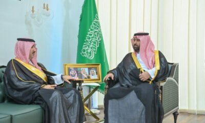 أمير جازان ونائبه يبحثان تطوير الخطوط السعودية بالمنطقة