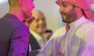 رونالدو يشيد بمحمد بن سلمان: وجودي بالسعودية بفضله