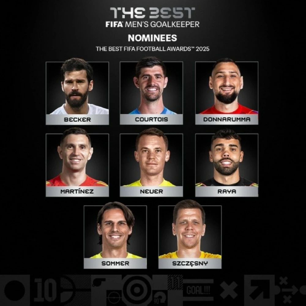 بونو يغيب عن قائمة أفضل حراس المرمى في 2025