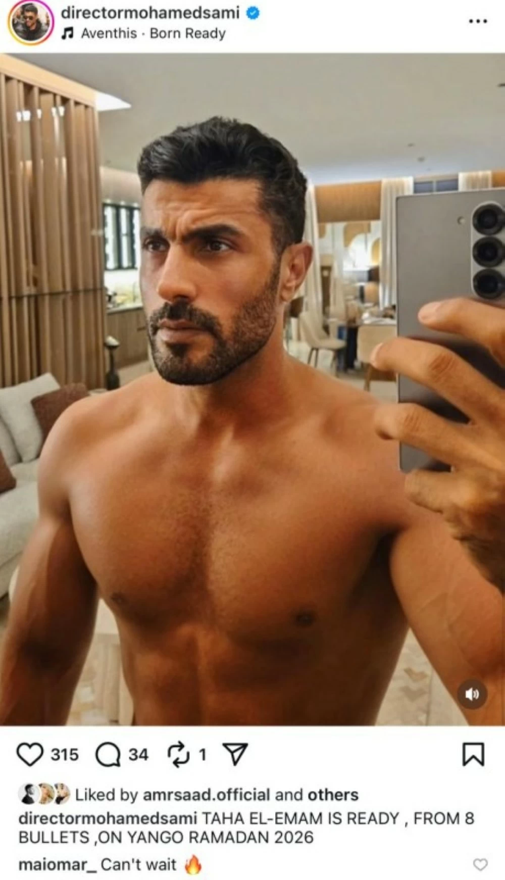 محمد سامي يكشف عن دوره الأول في مسلسل 8 طلقات