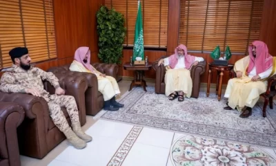 مفتي المملكة يلتقي رئيس الإرشاد بوزارة الحرس الوطني