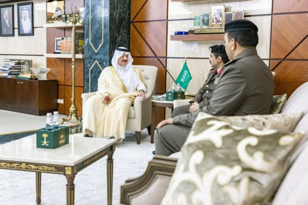 أمير الشرقية يرحب بمدير الدوريات الأمنية الجديد