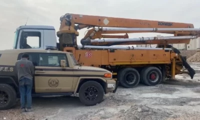 مقيم يلوث البيئة بتفريغ خرسانة: ضبط وتفاصيل الحادثة