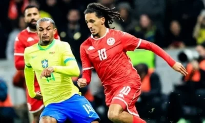تونس تفاجئ البرازيل في مباراة ودية مثيرة