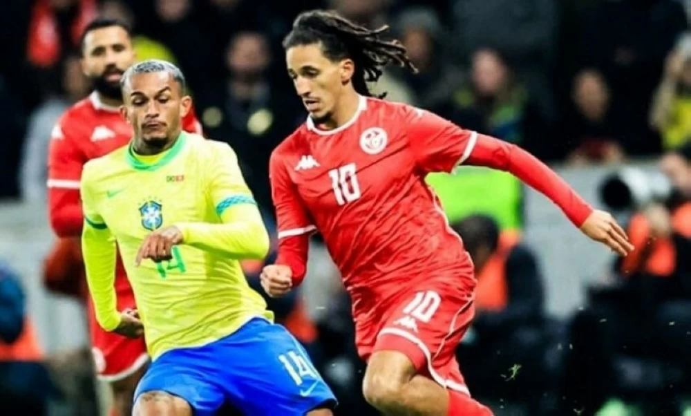 تونس تفاجئ البرازيل في مباراة ودية مثيرة