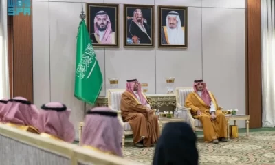 لقاء عبد العزيز بن سعود مع أمير الحدود الشمالية