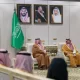 لقاء عبد العزيز بن سعود مع أمير الحدود الشمالية