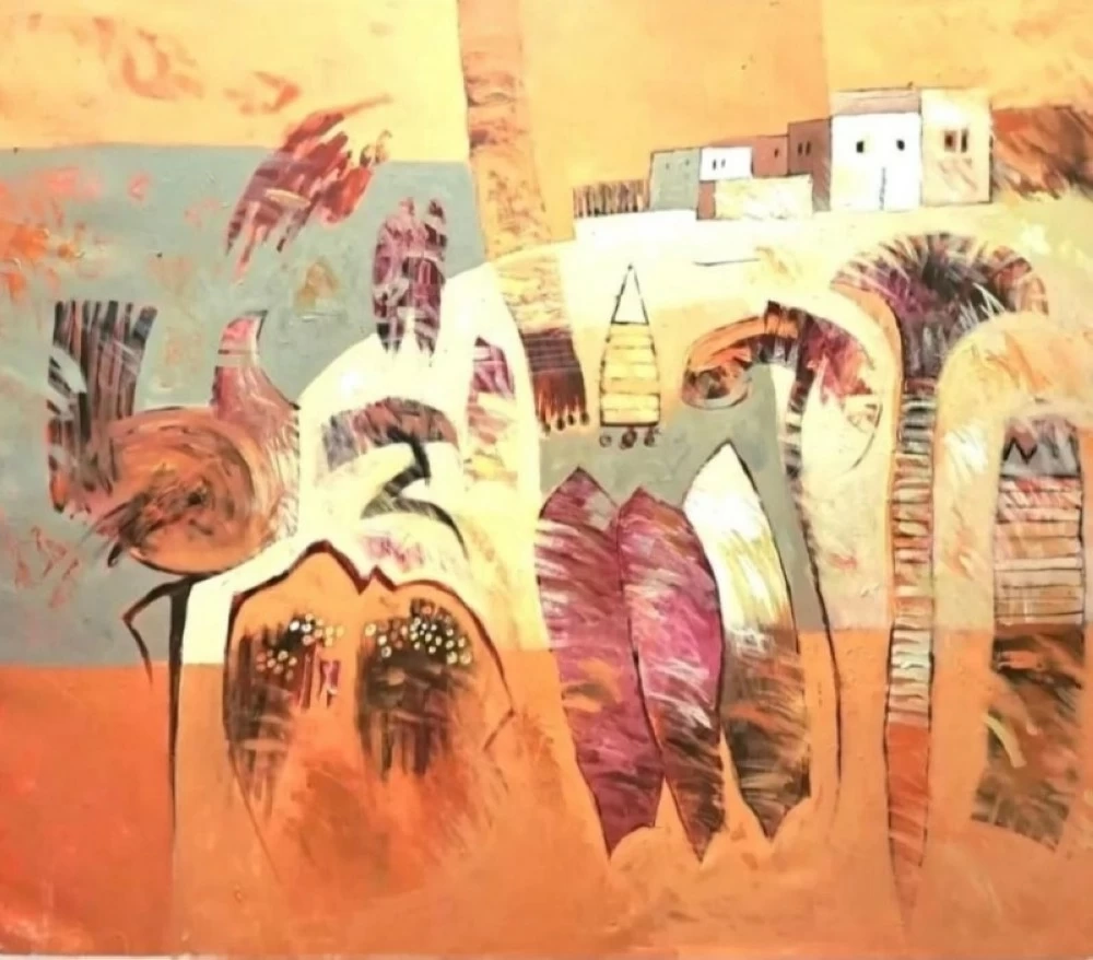 معرض عبد الرحمن المغربي: ذاكرة الفن التشكيلي