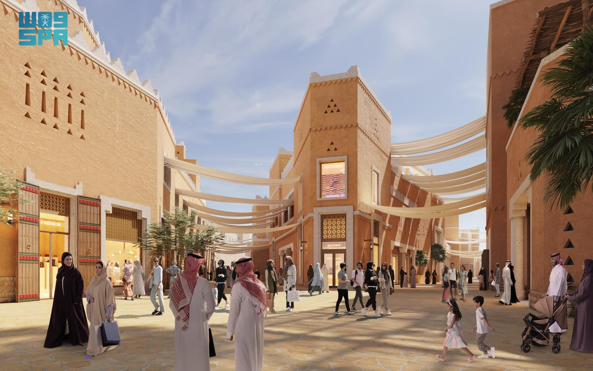 ميدان الدرعية يعزز جاذبيته بانضمام 8 علامات تجارية جديدة