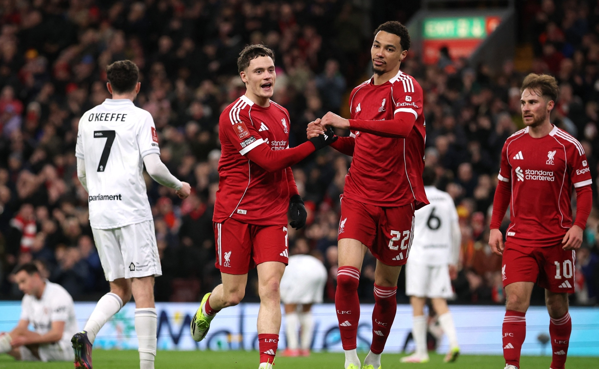 ليفربول يفوز على بارنسلي 4-1 في كأس الاتحاد الإنجليزي