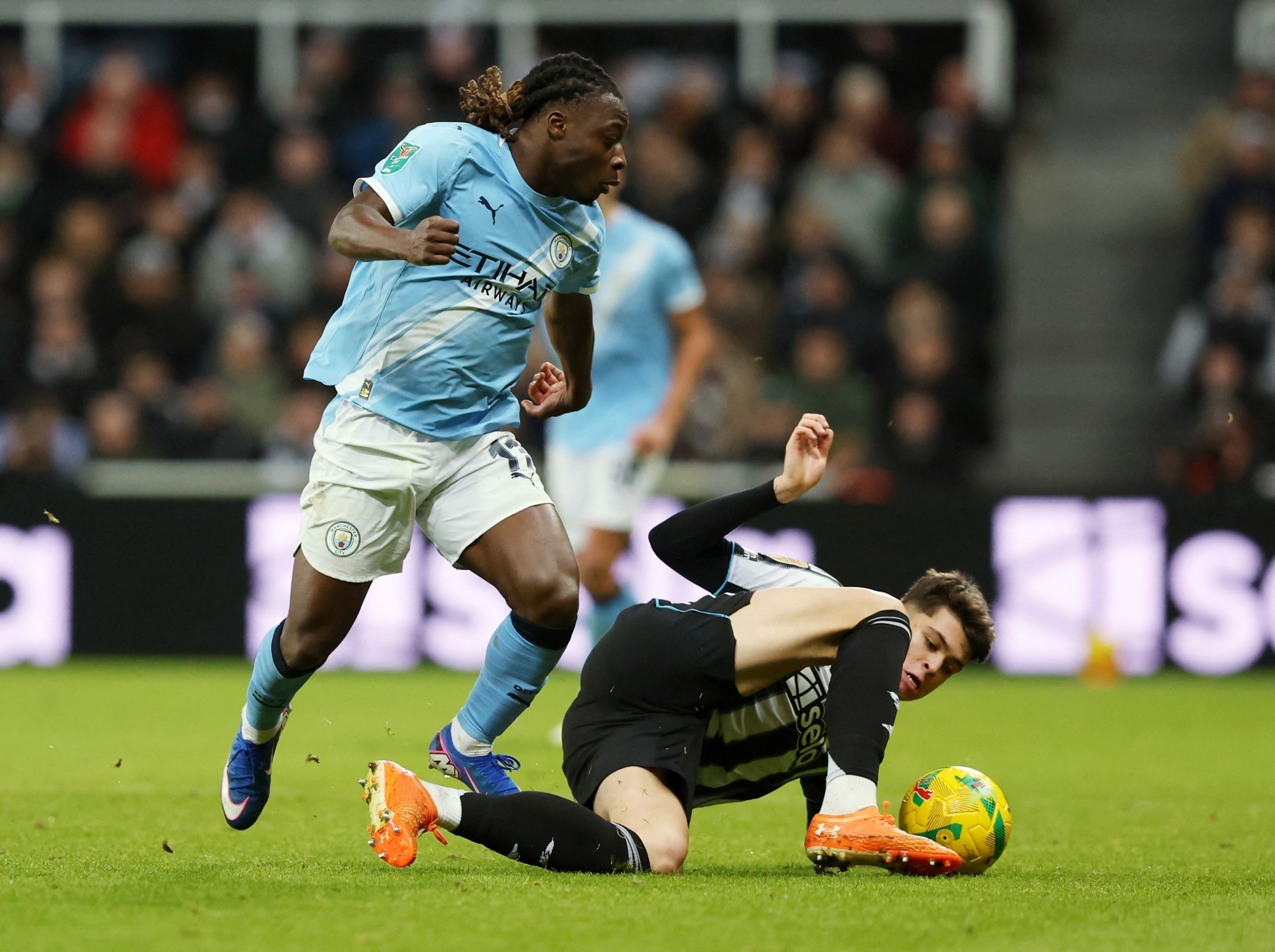 مانشستر سيتي يهزم نيوكاسل ويتأهل لنصف نهائي كأس الاتحاد