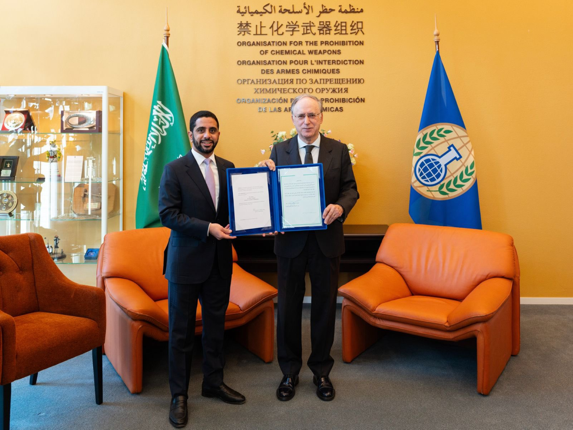 السعودية تعزز دورها في منظمة حظر الأسلحة الكيميائية