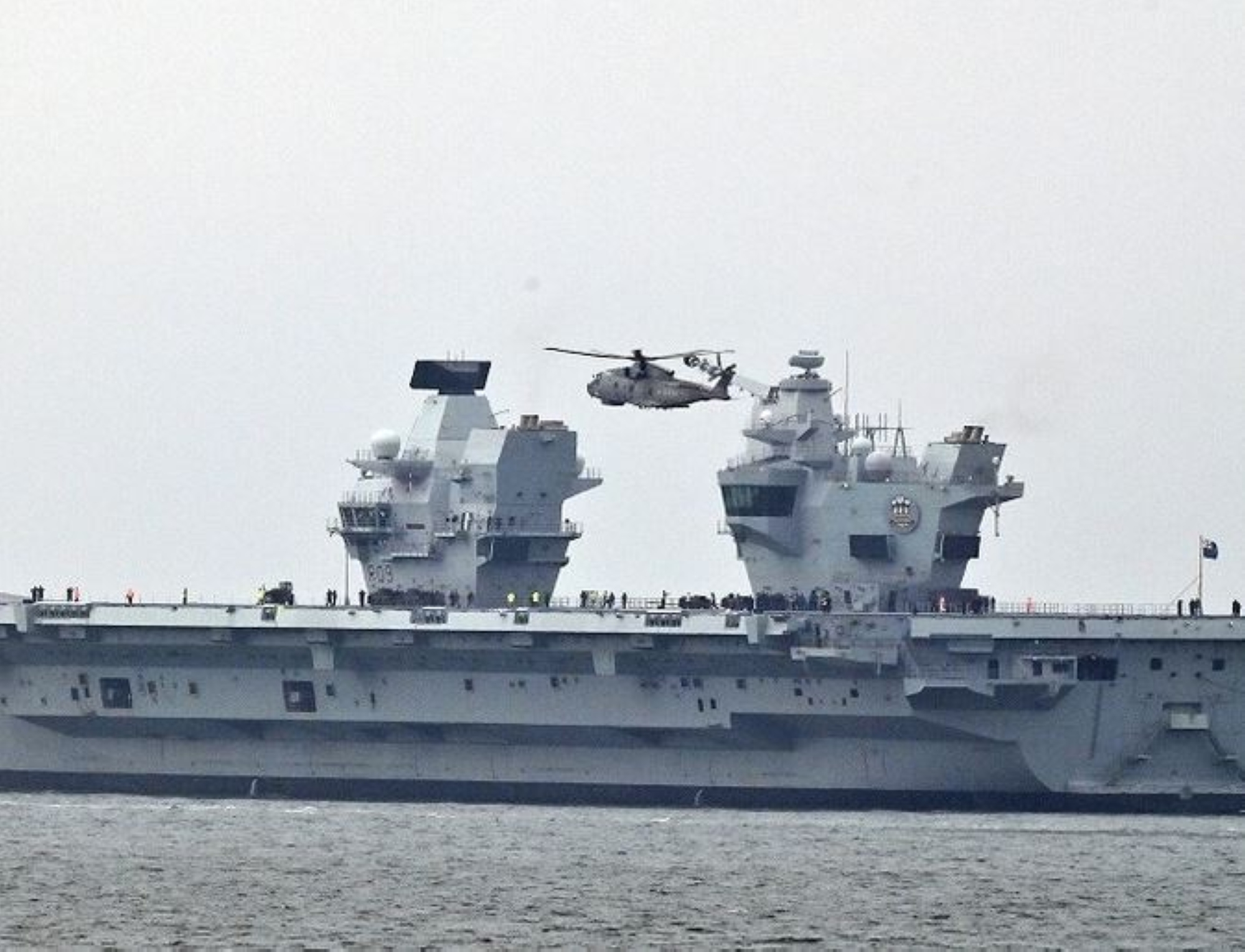 Britain deploys aircraft carrier to the Arctic to deter Russia