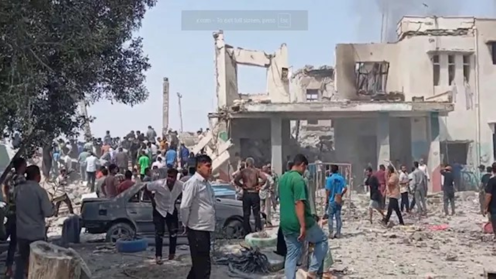 40 killed in Israeli bombing of a school in Minab, southern Iran